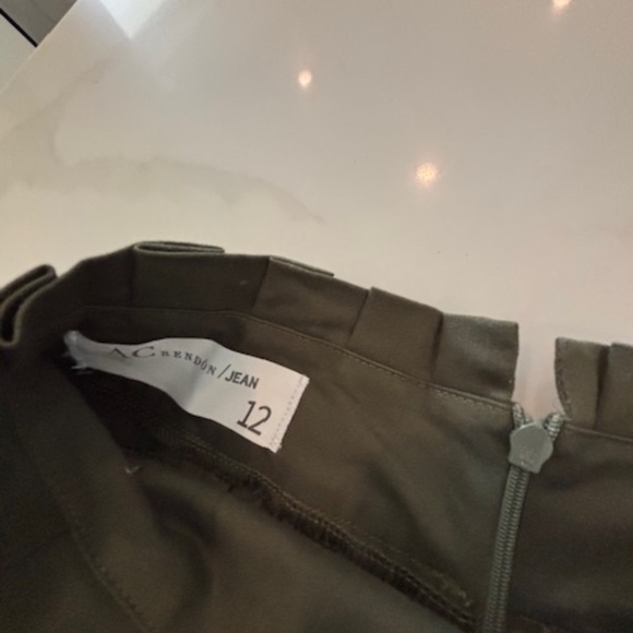 Girls AC Rendon Army Green Skort Size 12 - Picture 3 of 3